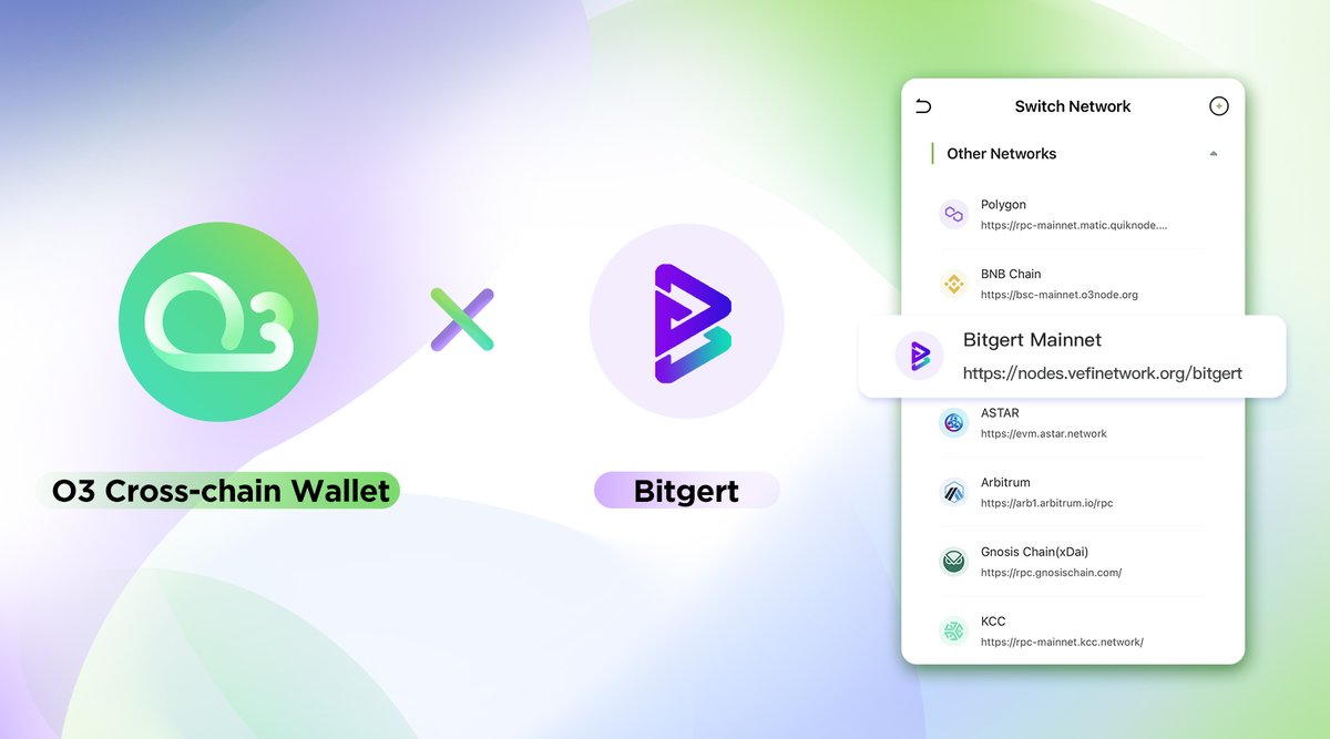 OMOSwapX's tweet image. 🥳O3 Cross-Chain Wallet is now integrated with @bitgertbrise so O3ers can manage, swap, and interact with their assets on Bitgert network!

Go experience the #crosschain future on O3 Wallet👉o3.network/#/wallet
#Bitgert #BRISE
