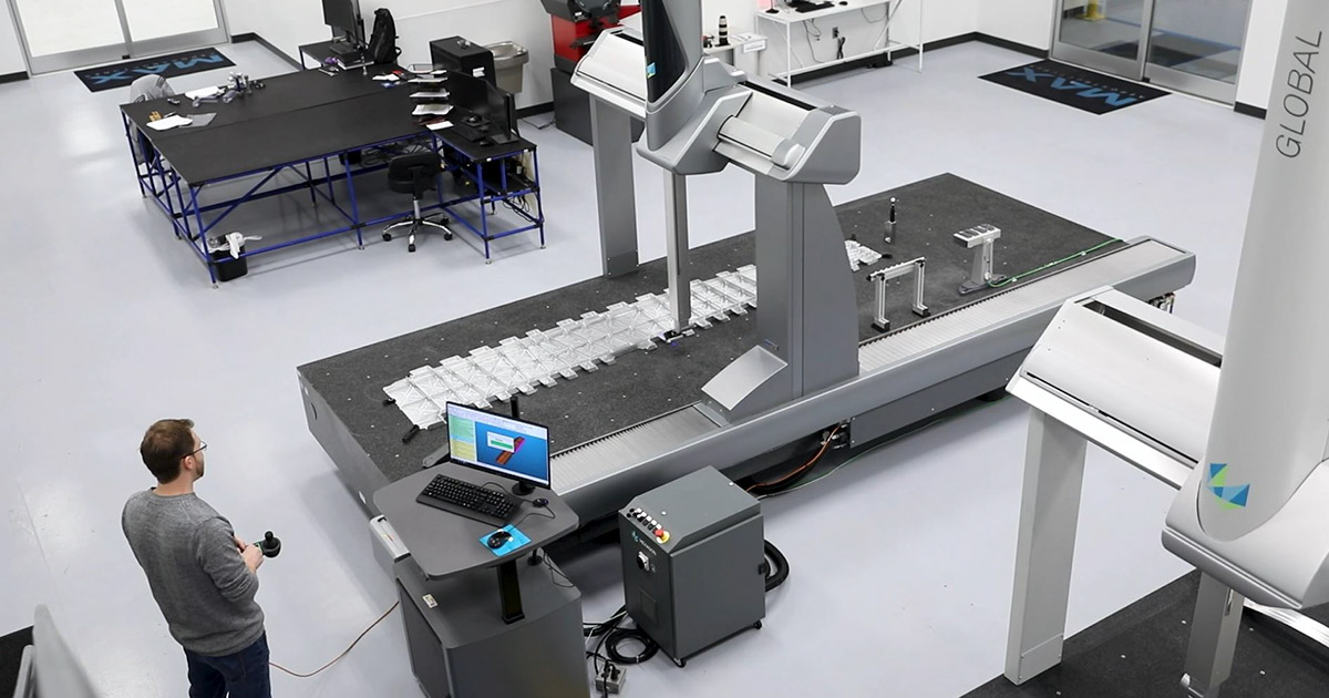 HexagonMI's tweet image. Take a look at our #CaseStudy for full details about how @MAXaero_ICT introduced our #HPL1010 #LaserScanner to their #CMM #QualityInspection process, and how the result was incredible time savings on the #measurement of large #aerospace parts 👉 hxgn.biz/3VPdeQB
