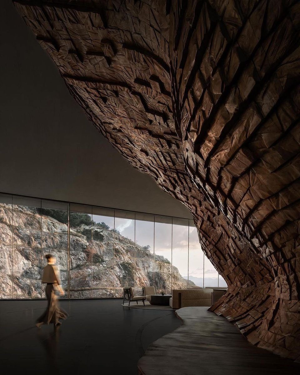 parametricarch's tweet photo. Banyan Tree Nanjing Garden Expo is a hotel in Tangshan Mountain's abandoned area designed by Hong Kong-based firm ChengChung Design. The priority of the project was ecological restoration. 

#parametricarchitecture #parametric #computation #computationaldesign #hotel #china https://t.co/QraFQPGOzN