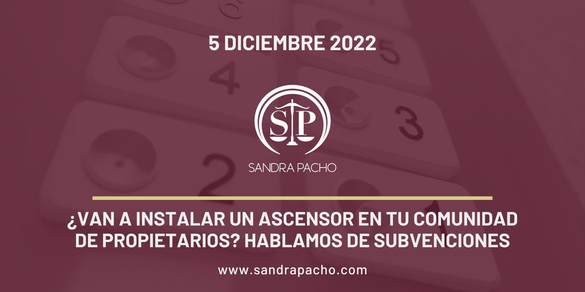 AbogadaPacho's tweet photo. 🏘️ ¿Van a instalar un ascensor en tu Comunidad de Propietarios?

🗞️Hoy hablamos sobre las subvenciones para ello en mi artículo semanal en @TribunaVa 👇

https://t.co/GqbJpSKhfj

#Valladolid #CastillayLeón #Ascensores #ComunidaddeVecinos #ComunidaddePropietarios #Subvenciones https://t.co/MO8lwqezBn