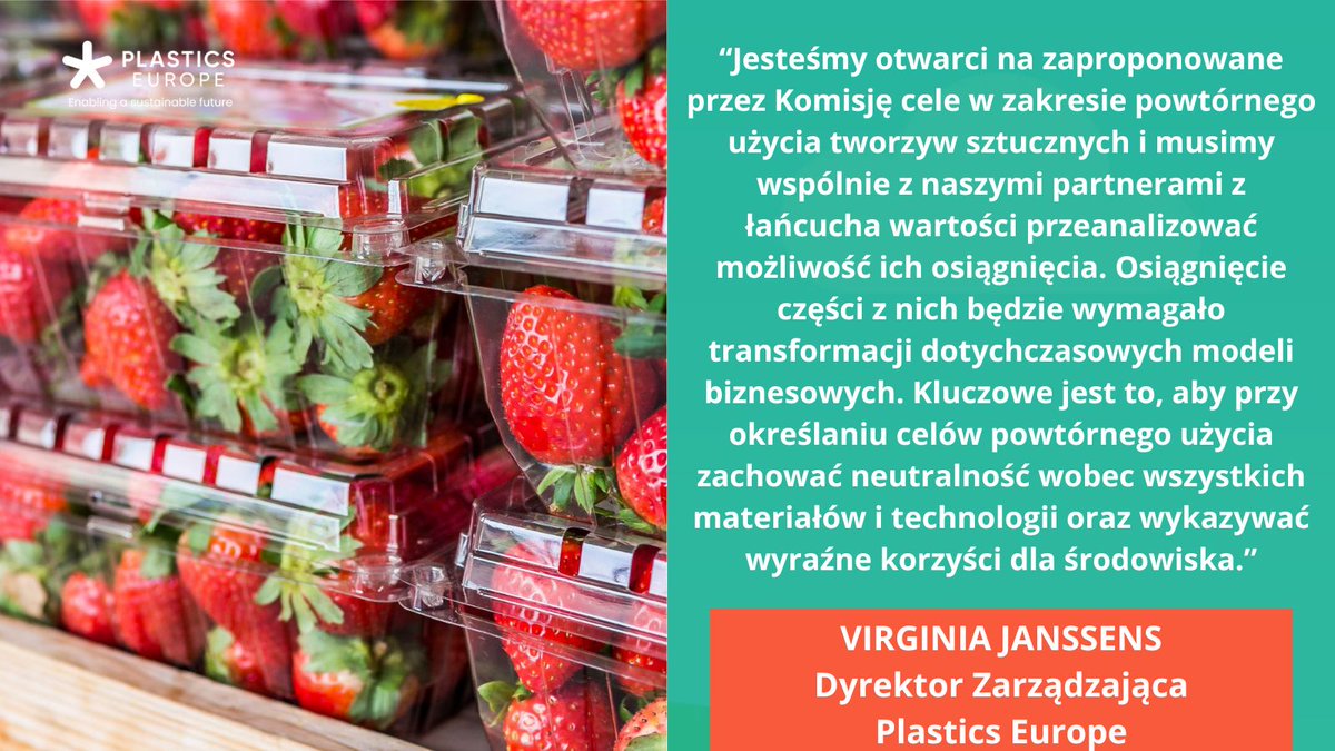 PlasticsEuropeP's tweet image. 🤝 Wspólnie z członkami @PlasticsEurope aktywnie popieramy przyspieszenie zmian systemowych jako niezbędnego czynnika pozwalającego osiągnąć unijne cele neutralności klimatycznej i cyrkularności do 2050 roku 📅 

#PPWR #ChangingPlasticsForGood ♻️