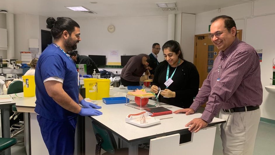 Our very own <a href="/nimrakram/">Nimra Akram</a> had a great time at the BSS course last week and picked up the best trainee 🌟🪡😎 <a href="/jaskalsiurol/">Jas Kalsi</a> <a href="/RupalPal/">Rupal Patel</a>