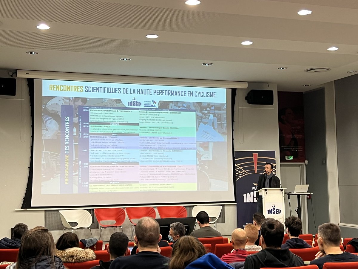 Sachet Iris (@iris_sachet) on Twitter photo 🎥 Ouverture des premières rencontres scientifiques de la haute performance en cyclisme #RSHPC aujourd’hui à l’INSEP ! Mention spéciale <a href="/EmmanuelBrunet/">Emmanuel Brunet</a> d’avoir mis cela sur pied 🎓🚴🏼♂️
Deux jours passionnants à venir 🤓 🎥 Ouverture des premières rencontres scientifiques de la haute performance en cyclisme #RSHPC aujourd’hui à l’INSEP ! Mention spéciale <a href="/EmmanuelBrunet/">Emmanuel Brunet</a> d’avoir mis cela sur pied 🎓🚴🏼♂️
Deux jours passionnants à venir 🤓