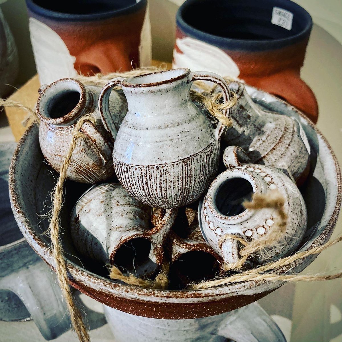 Tree baubles <a href="/leachpottery/">Leach Pottery</a>