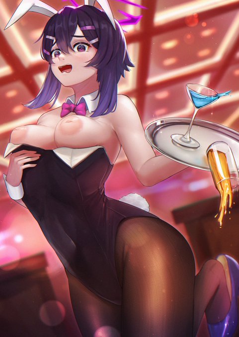 ハルカにバニー着てもらった#ブルアカ 