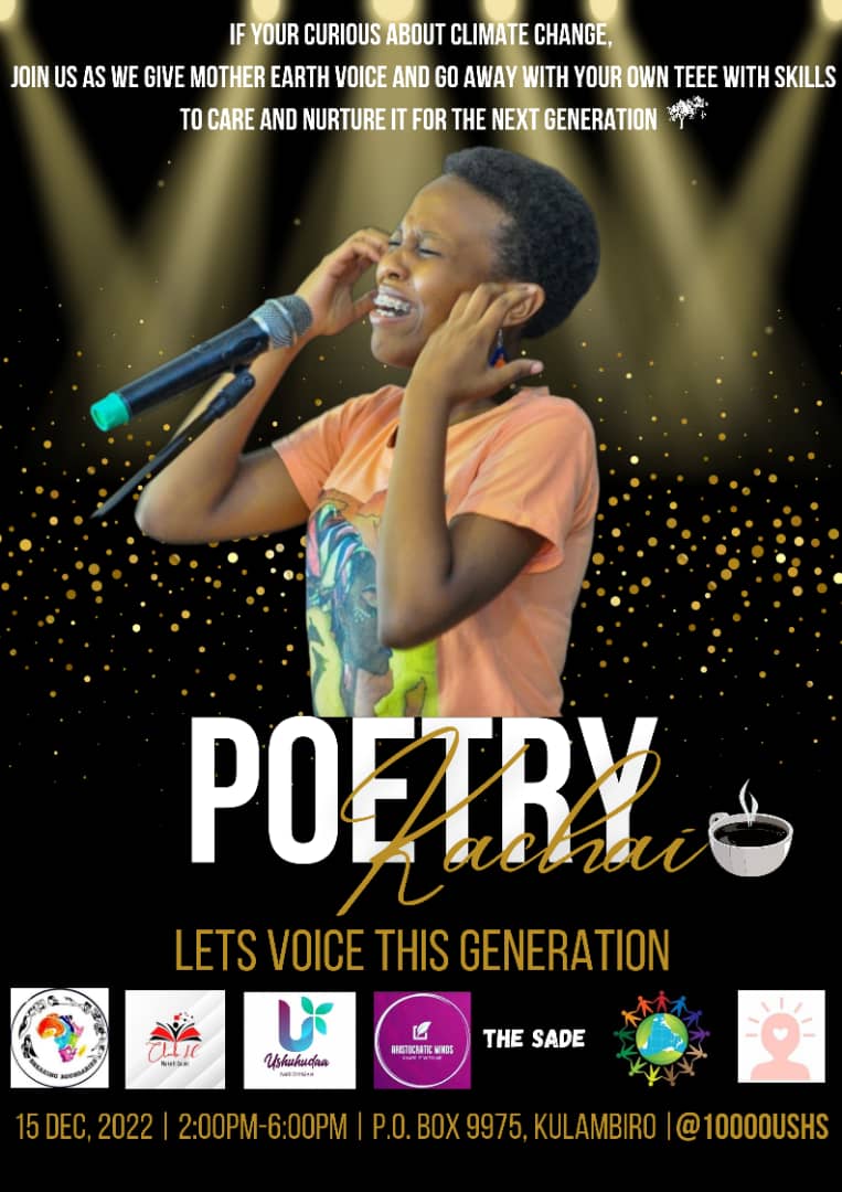 bonita_murungi's tweet photo. As @ushuhuda_aaa , we are hosting a poetry show to promote environmental awareness. If you are a poet and look to perform as well, let me know. And let's continue to give to Mother Earth.
Come with your heart open, leave with a tree to carry on your legacy.

#climateandpoetry https://t.co/4WTNNrxj52