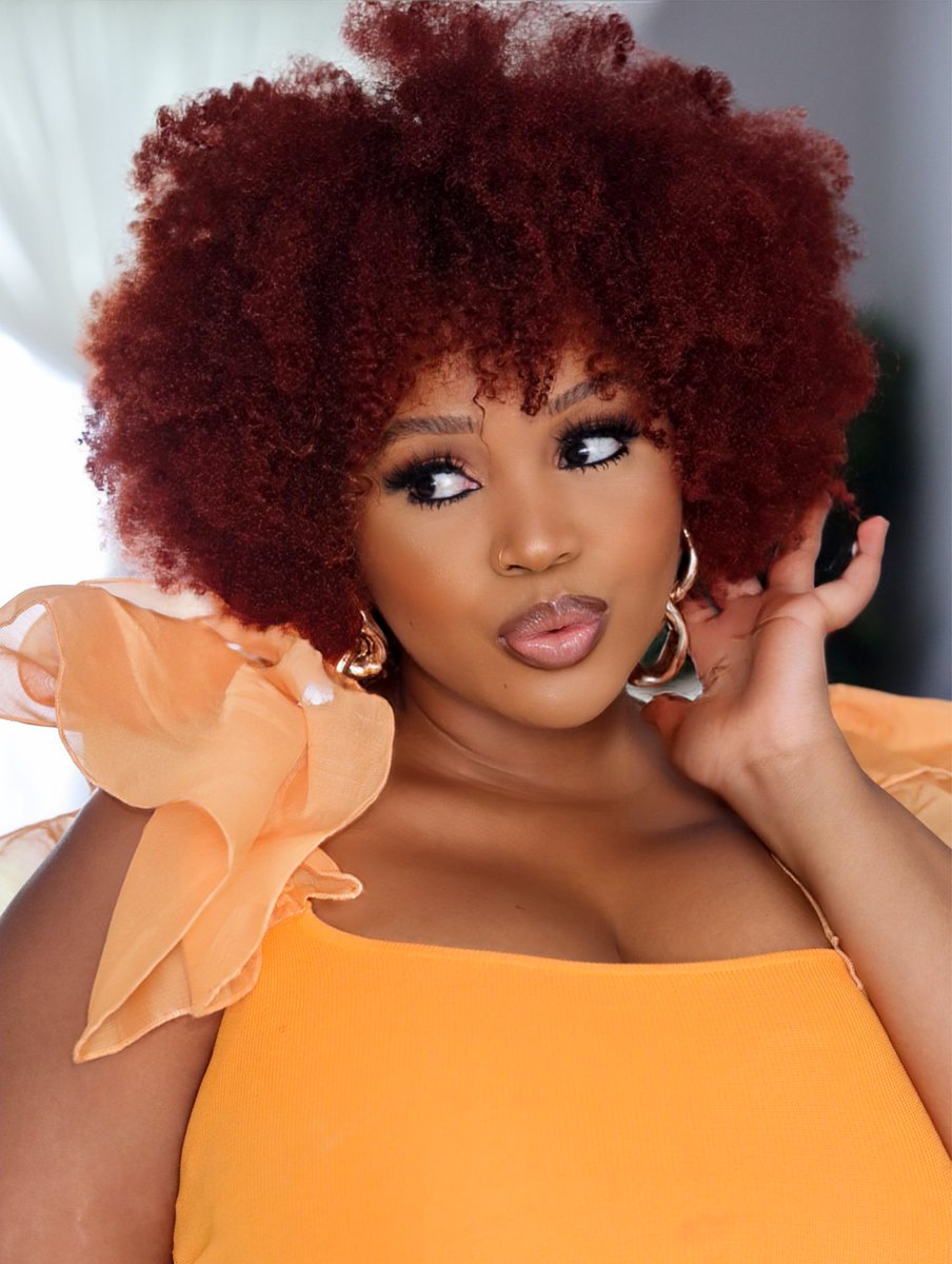 RevlonSA's tweet photo. @boits_n looks radiant in our VIBRANT RED (35) ColorSilk shade.
We just can’t get over how gorgeous this colour looks on her!
What’s stopping you from following in her footsteps?
#COLORSILK #ColorThatCaresSA #hairdye #nomess
#RevlonSA #LiveBoldly https://t.co/m2coBCq9Ky
