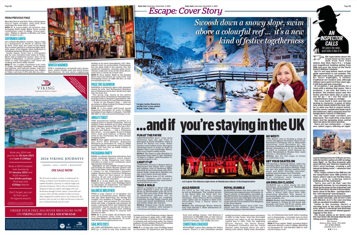 ✈️🎄🏖️🩴 <a href="/travelmail/">MailOnline Travel</a>