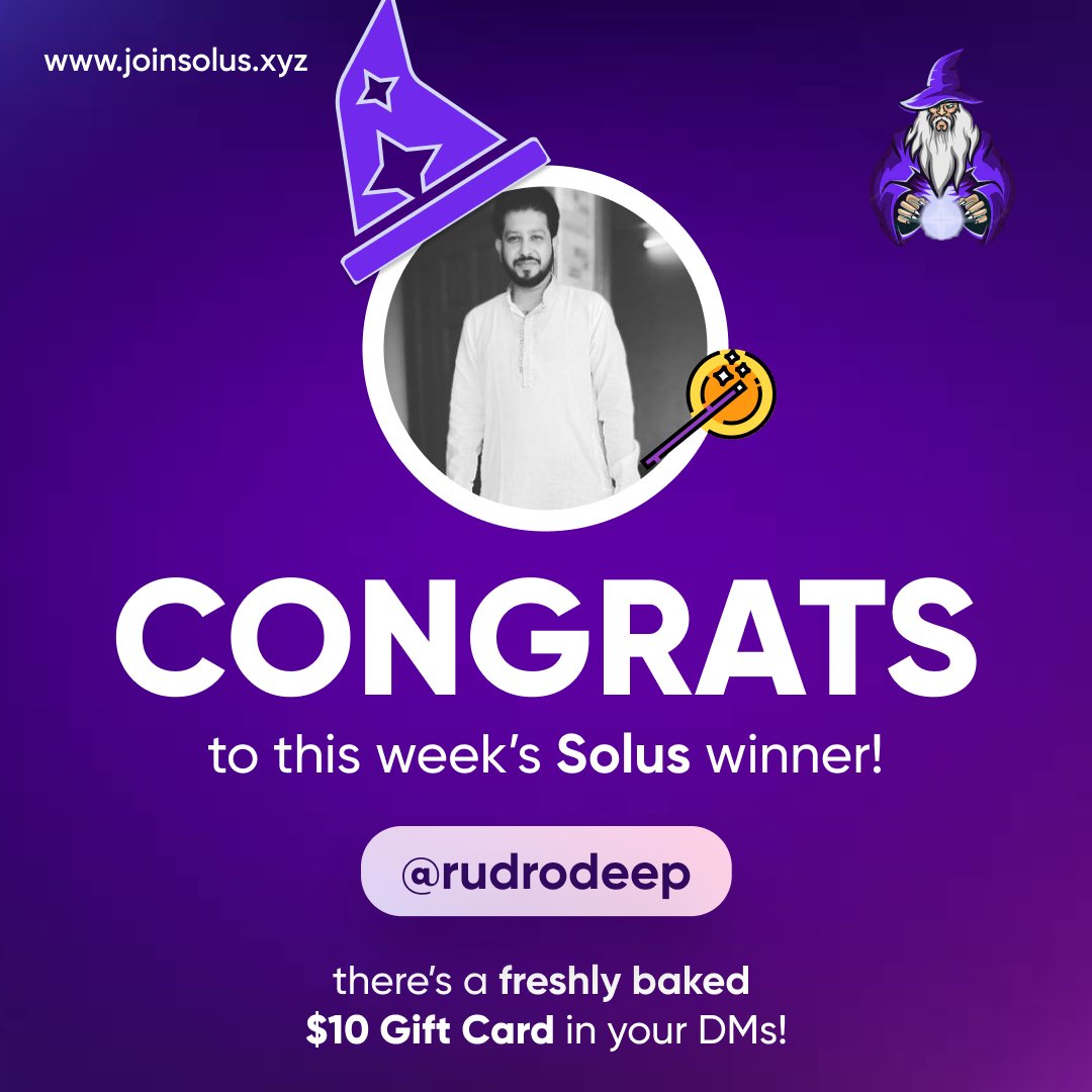 solusfinance's tweet photo. 🥂 CONGRATS @rudrodeep FOR WINNING THIS WEEK🥂

Thanks for sharing your well researched opinion about the global oil prices' poll that we ran.

🏆 check your DM for your winnings! 🏆

#PredictAndWin #Oil #oilandgas https://t.co/JWZwyi4ZQt
