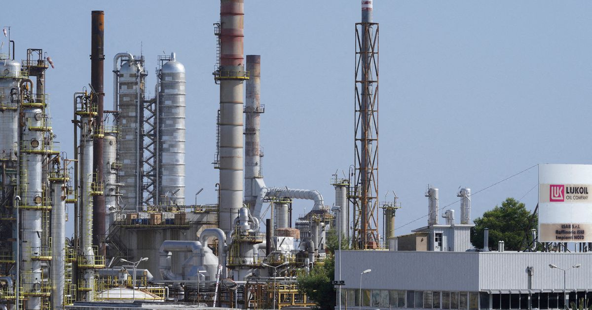 Reuters's tweet photo. Lukoil's Italy refinery could be sold by end of year - manager https://t.co/L3NKnSJUOJ https://t.co/zf8Jusl9Bh