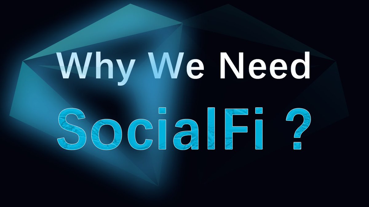 Why We Need #SocialFi ?  
Please share your thoughts and let's #build SocialFi together.
#Web3 #DeFi #Crypto