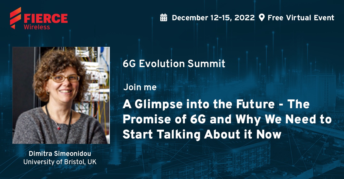 bristol_smart's tweet photo. Our Director, @Dsimeo will be part of the #6GEvolutionSummit panel discussions on 12th &amp; 13th December talking about how 6G will bring the world into a new era of connectivity, and what challenges need to be overcome to take 6G from vision to reality - https://t.co/Fb0bPaG0cb https://t.co/LobRkV1wG1