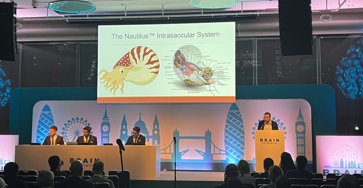 BRAIN Conference (@brainconferenc1) on Twitter photo The second talk of the day is from <a href="/AlexanderSirak1/">Alexander Sirakov</a> which is titled 'The Nautilus Device with Medium Term Follow-Up' 🦐 #BARTSBrainConference The second talk of the day is from <a href="/AlexanderSirak1/">Alexander Sirakov</a> which is titled 'The Nautilus Device with Medium Term Follow-Up' 🦐 #BARTSBrainConference
