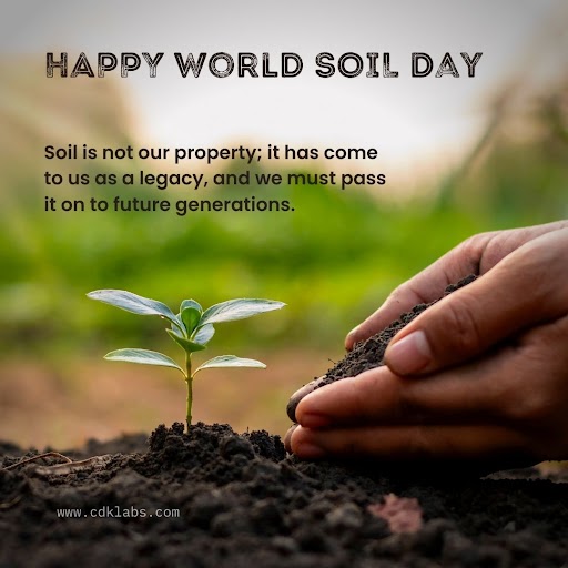 CdkLabs's tweet photo. The condition of soil worsens due to industrialization or poor management of agricultural land. World Soil Day encourages people to think of sustainable ways to manage soil resources.
#awarenesspost #worldsoilday2022 #CDKLabs #spreadtheword https://t.co/ejc9ZZSADS