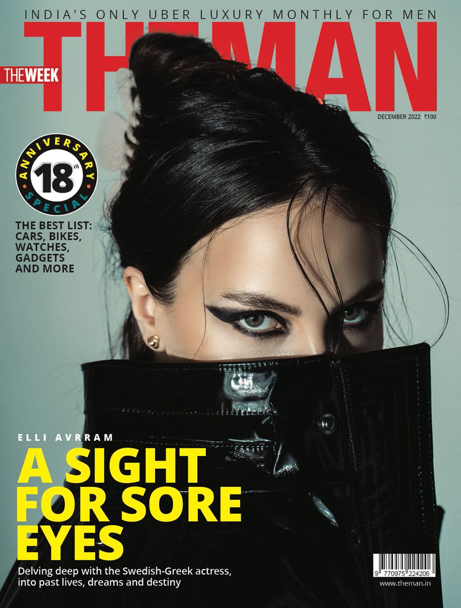 Sassy cover of <a href="/themanmagazine/">The Man magazine</a> featuring the gorgeous <a href="/ElliAvrRam/">Elli AvrRam</a>