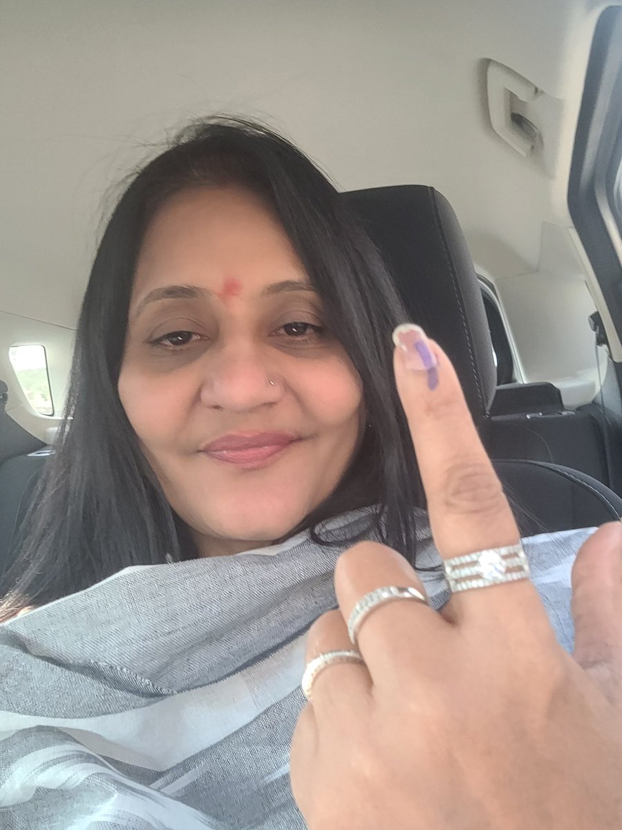Voted for 'We the People of Independent India' @electionco