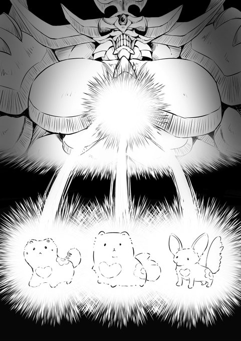 別垢で上げたやつだけど1番伸びたのがメルフィーを生贄に召喚されるオベリスク

#今年も残りわずかなので今年一番伸びた絵を貼る見た絵描きさんも強制でやる 