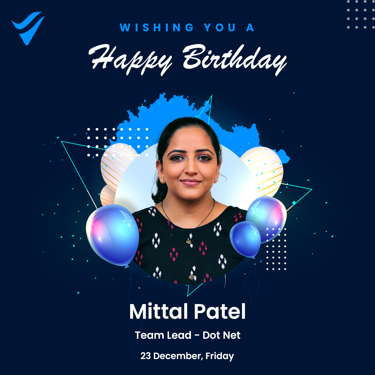 VoingTech's tweet photo. The entire family of Voing Technologies wishes you a #happybirthday π Mittal Patel ππ We hope all your birthday wishes and dreams come true. Enjoy your birthday! ππ
#Birthday #Greetings #Celebrations #Wishes #PHPnetdeveloper #php #SeniorPHPDeveloper #teamleader https://t.co/0ExYFH612p