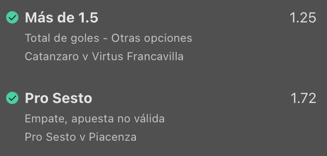_TopTipster_'s tweet photo. VERDEE LAS DOS DE AYER ✅✅ https://t.co/5PEyCNaljO