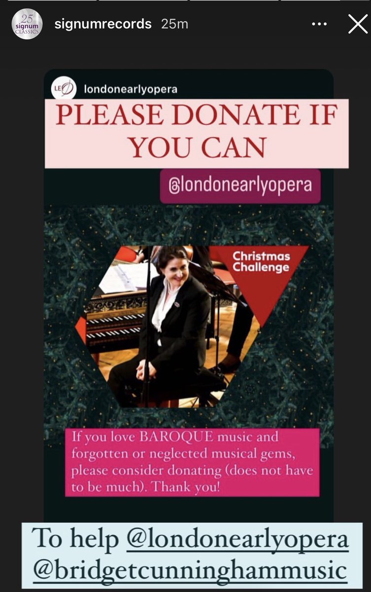 If you love BAROQUE music and forgotten or neglected musical gems , please consider donating (does not have to be much). Thank you so much!
donate.thebiggive.org.uk/campaign/a0569…
<a href="/BigGive/">Big Give</a> @signumrecords <a href="/MusicCunningham/">Bridget Cunningham</a> @charlesmacdougall
