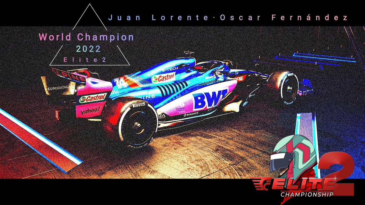 A falta de un carrera para terminar esta temporada en @F1Friendscup en la categoría de #Elite2.
Se proclama campeón de constructores el equipo de la escudería Alpine.🏆
<a href="/CFSJuanLlorente/">CFS Juan Llorente</a>
@CFSOscarFernandez