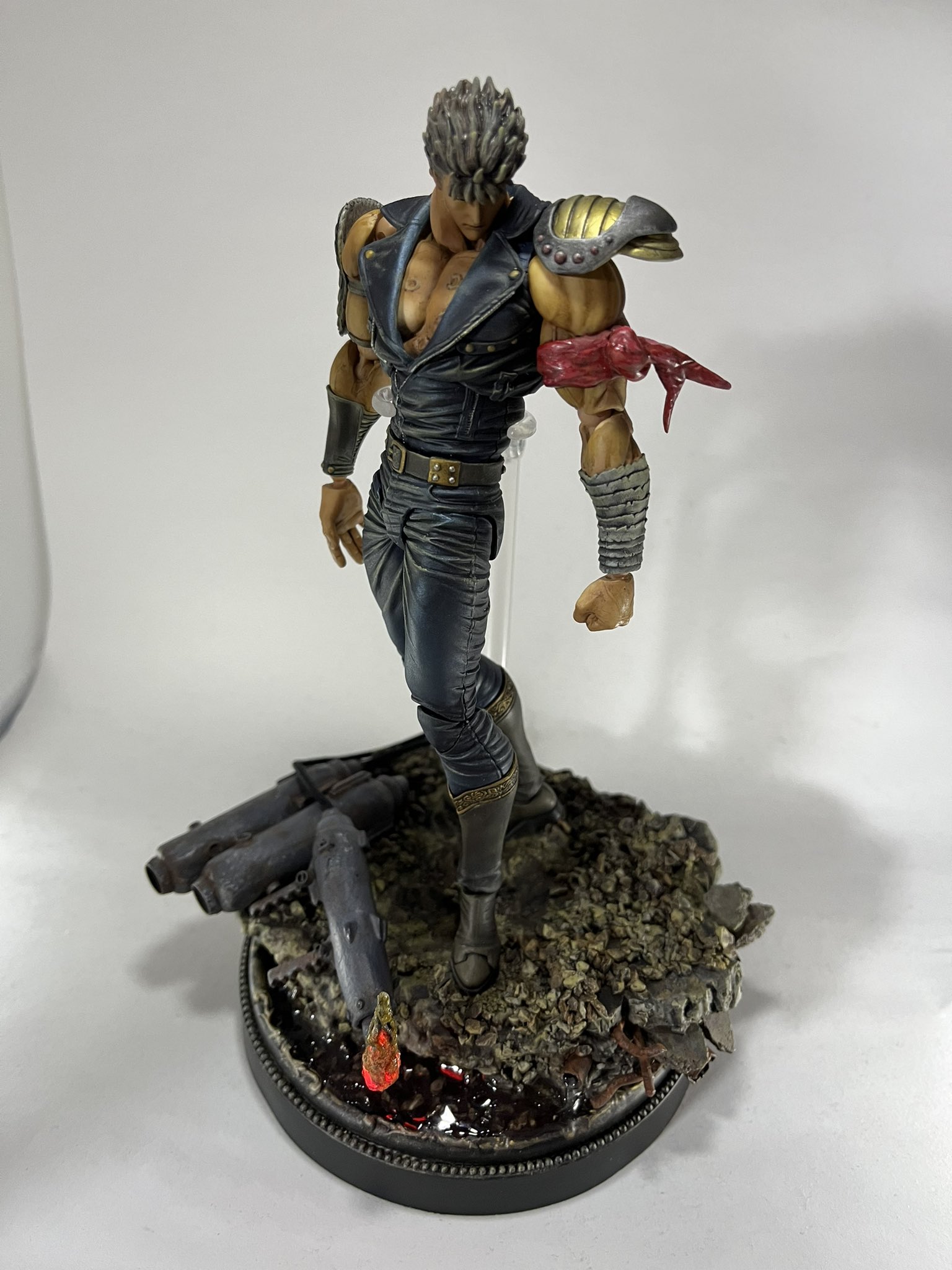 IP65防水 北斗の拳 コレクションフィギュア全27種とジオラマ台3種