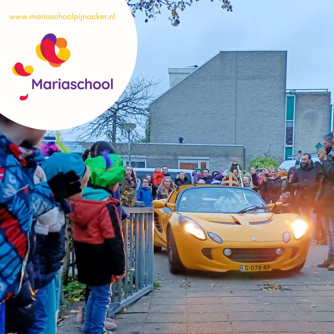 SINTERKLAAS 
Welkom Sinterklaas! Wat fijn dat u weer bent gekomen! Sint kwam vandaag in een 'superhelden auto' aan op <a href="/MariaschoolSKOP/">Mariaschool Pijnacker</a>. Wat een stoere aankomst! Wij wensen Sint, de pieten, onze leerlingen en collega's een hele fijne dag. #sinterklaas #pieten