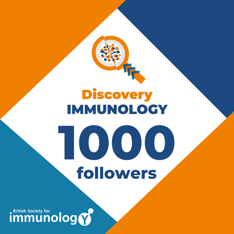 We hit a new milestone! And at #BSI22 – what better time to celebrate! 🥳 

THANK YOU to all our wonderful followers 💙

We're thrilled to continue growing this community &amp; share more exciting new discoveries in cellular &amp; molecular #immunology 🔍✨