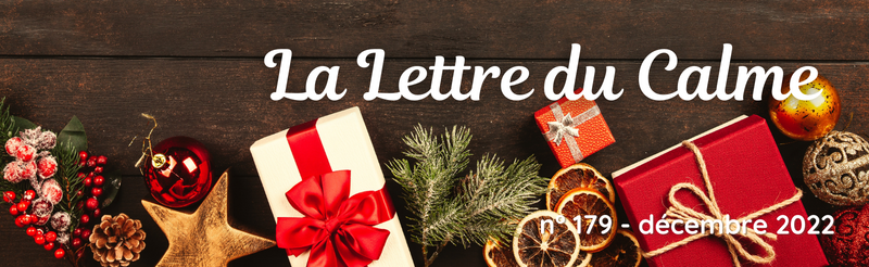 La Lettre du Calme de decembre 2022 - mailchi.mp/e6d826be94ed/l… Prévenir le #burn-out, #sophrologie et #QVT, #tarotpsycho, pop-up store du 7 décembre, formation fondamentaux de la pédagogie...