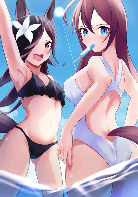 「おにいさまー!」#ウマ娘#ミホノブルボン#ライスシャワー 