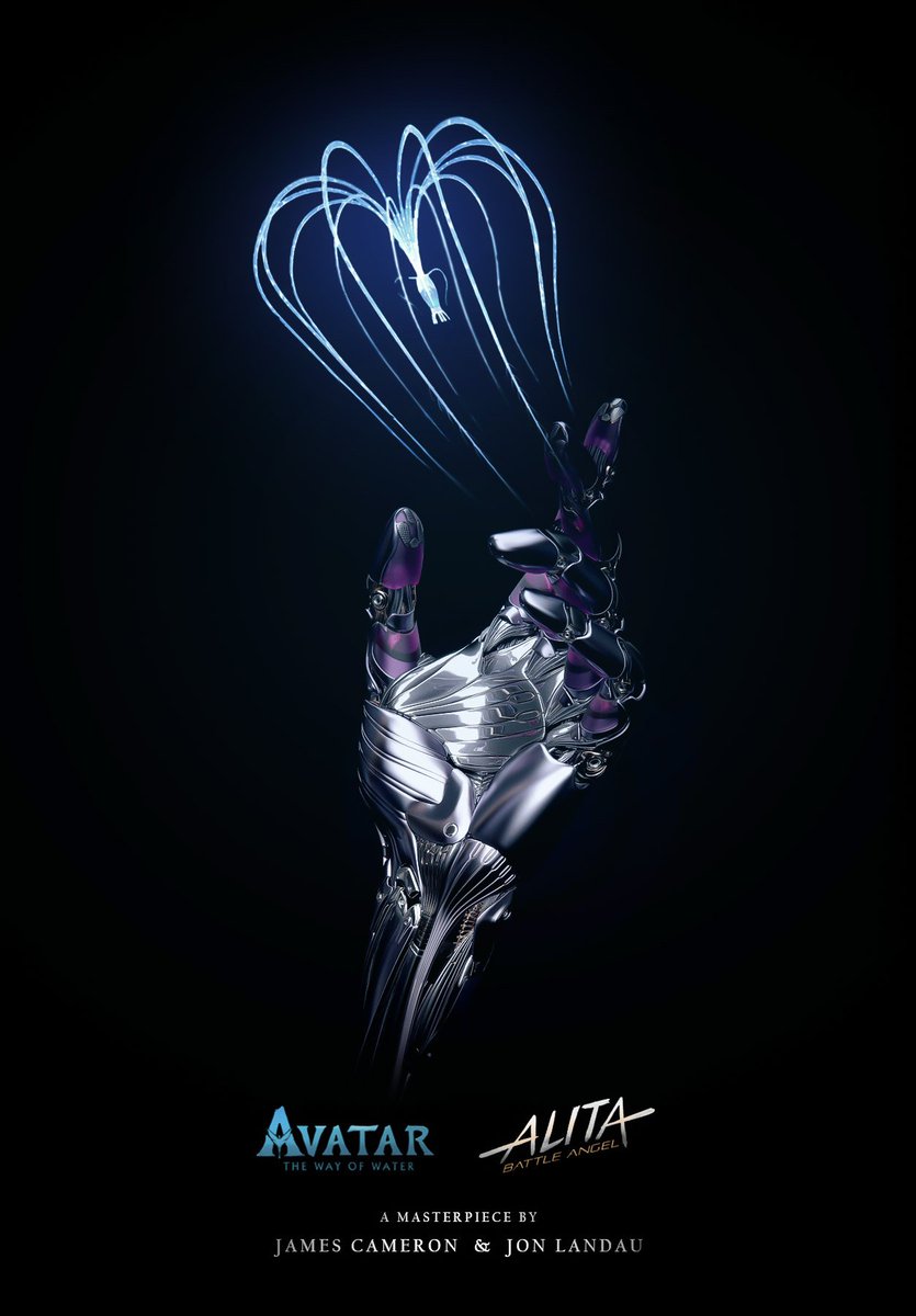 PaulUntitled's tweet photo. ...Epitome of a modern future.

Watch, then spread the word
#AvatarTheWayOfWater #AlitaBattleAngel 
Thank you @JimCameron @RobertRodrigue @jonlandau
We need more of them! https://t.co/sMgE8tCEZT