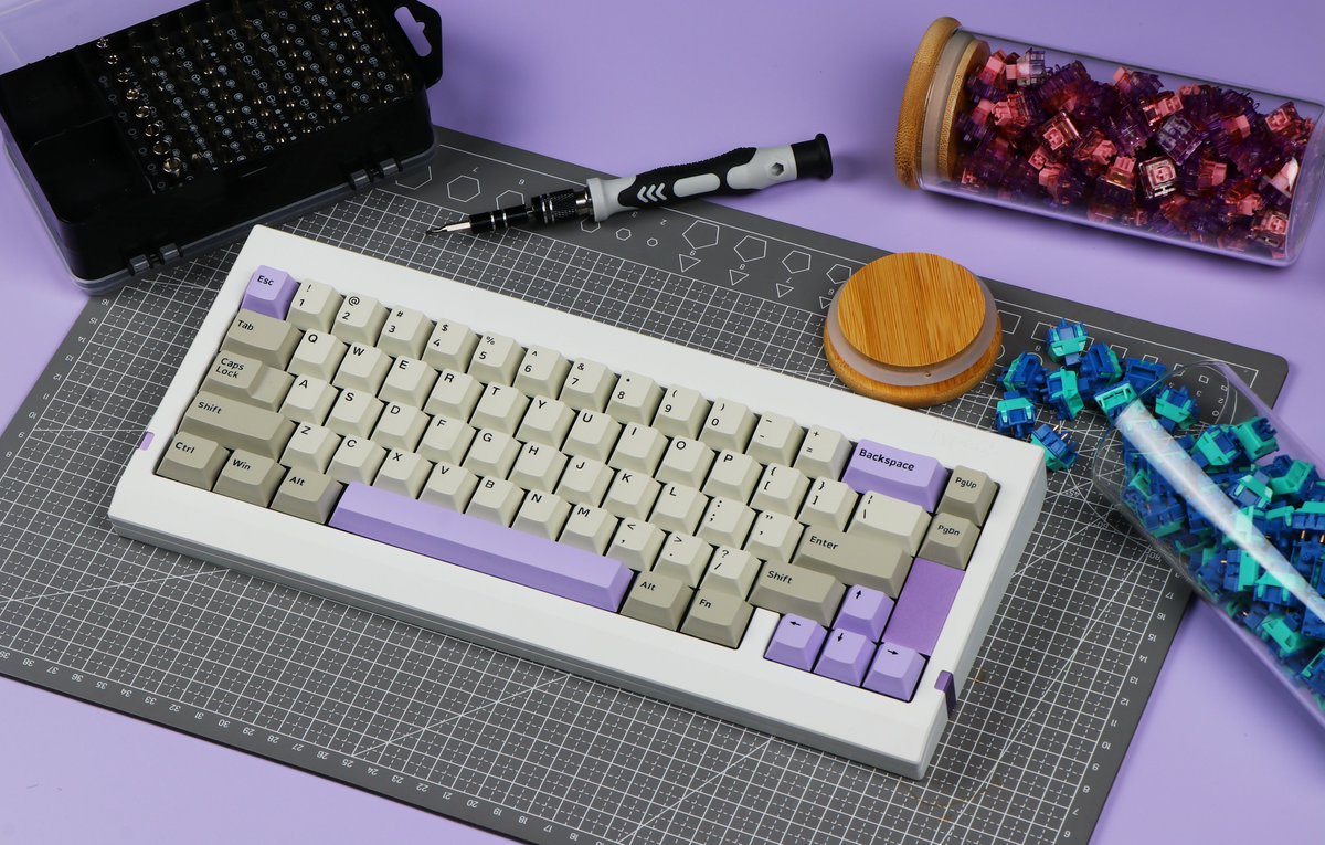 EpomakerK's tweet image. New Giveaway for Type 65 Kit with Aluminum Case🤩

💞New Bridge Gakset-more bouncing
💞The badge can be changed to two keys

More rules kindly checking in the website
epomaker.com/pages/epomaker…?

#epomaker #epomakerkeyboard #keyboard #keyboards  #Giveaway  #giveawaycontest