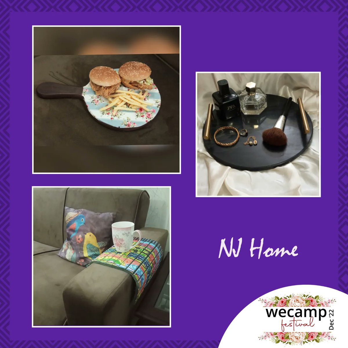 wecamp_pk's tweet image. 1) njhome has a stall that is a must visit for home decor

2) Eastern Flavor will warm you up and remind you of home!!

The wecamp festival brings you two days of fun!

Date: 10-11th December 
Time: 12pm - 10pm 
Venue: PNCA,  Islamabad

#wecamp #Takeyourfirststep #WomenofWecamp