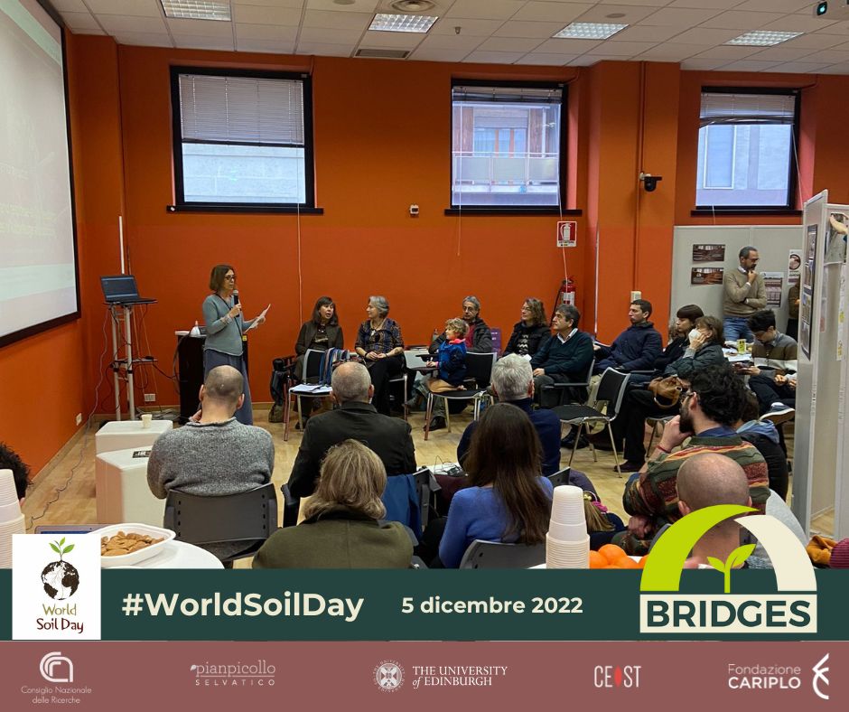 #5dicembre #WorldSoilDay   
Al #Cnr di Milano, ricercatori, artisti, cittadini e associazioni riflettono su un'elaborazione condivisa di indicatori di salute del #suolo 
Scopri di più
cnr.it/it/evento/18321 
<a href="/CnrIrea/">CNR-IREA</a> @CNRIrpps 
 #Cnr_Ibba #Cnr_Ibe