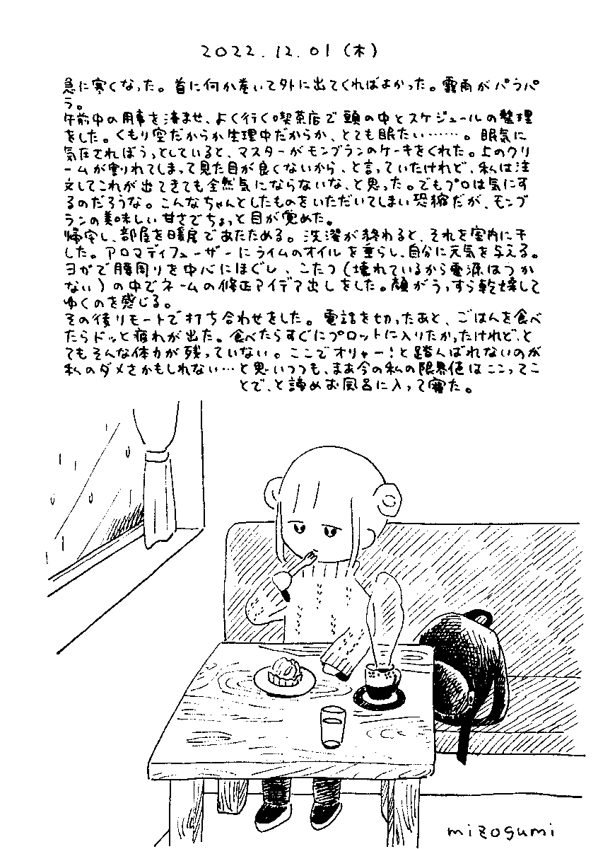 12/1の絵日記 