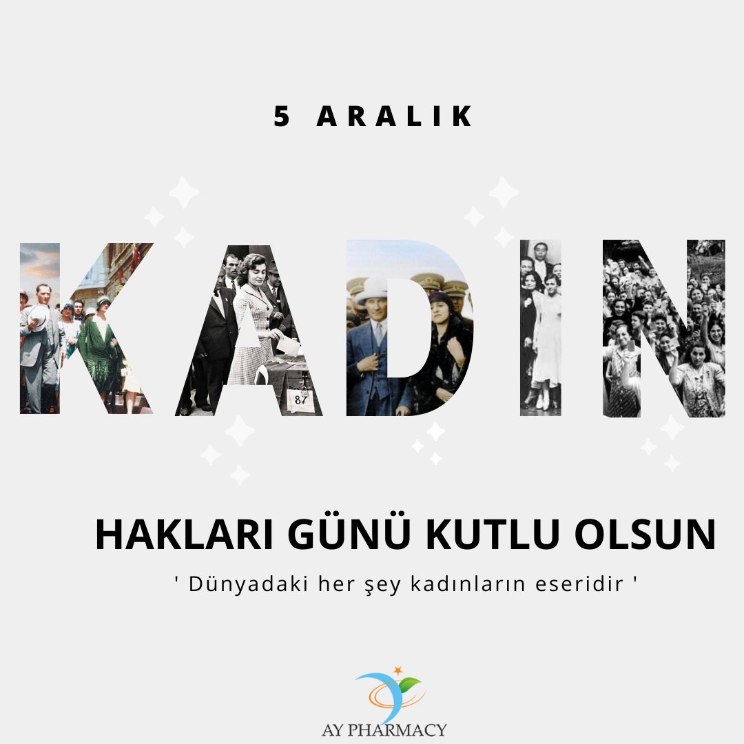 Cumhuriyet ile kazanılmış çağdaş haklar ve özgürlüklerle birlikte, yaşamın her alanında başarıyla yer almış kadınlarımızın kadın hakları gününü kutluyoruz.

#öncesaglıksonrahayat
#5aralıkdünyakadınhaklarıgünü
#kadınhakları