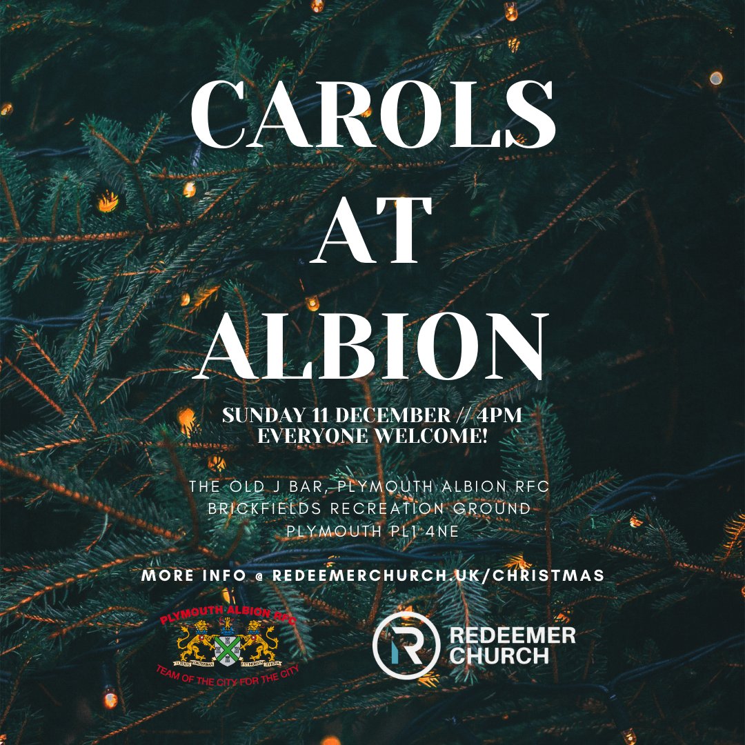 𝗜𝘁'𝘀 𝘁𝗶𝗺𝗲 𝘁𝗼 𝗯𝘂𝘀𝘁 𝗼𝘂𝘁 𝘁𝗵𝗼𝘀𝗲 𝘅𝗺𝗮𝘀 𝗰𝗹𝗮𝘀𝘀𝗶𝗰𝘀!
Thanks to Club Pastor Grant and @redeemer_uk, we're bringing a different kind of song to the ground.

Sing with us or simply enjoy the music; you're welcome either way. 

#AlbionAsOne