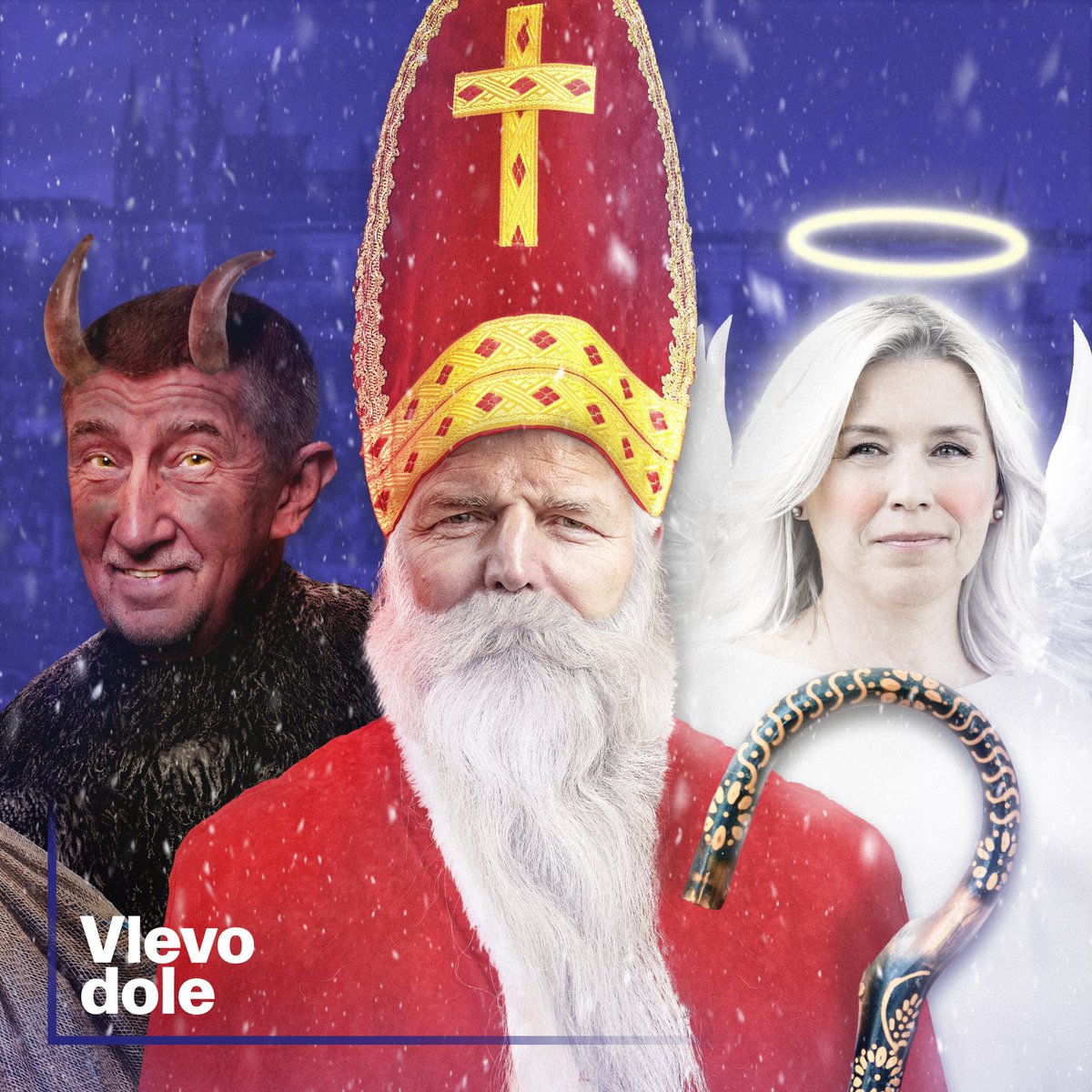 Opět se přiblížil čas, kdy republiku obchází trojice, v níž jeden dělá bububu, druhý se tváří jako svatoušek a třetí po vás chce disciplínu. Bude z toho zase uhlí?

(Zadavatel: <a href="/MartinaMachova3/">Martina Machova</a> zpracovatel: Vlevo dole)