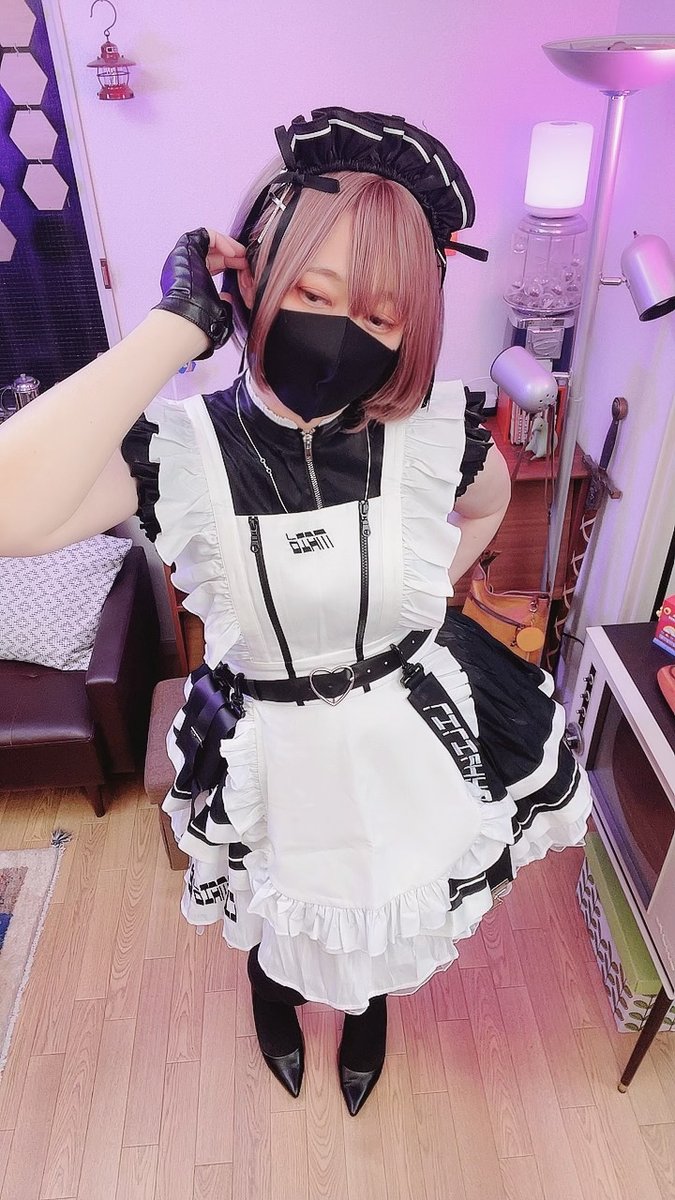 シルバー/レッド サイバーメイド2号機 コスプレ 創作コスプレ