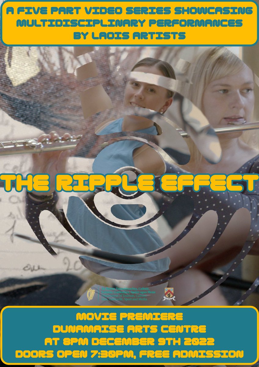 Coming to @Dunamaise on this Fri. Dec. 9 at 8. Wine reception 7.30. I was part of writers group <a href="/LaoisLibraries/">Laois Libraries</a> It's free. 
See what Ripple Effect project is with musicians, dancers, writers &amp; painter in Laois involved. <a href="/LaoisPeople1/">Laois People</a> <a href="/LaoisToday/">Laois Today</a> @laoisnews <a href="/LSNationalist/">Laois Nationalist</a>