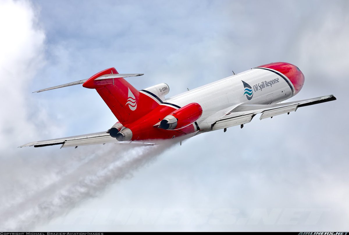 Planes…..and classics on Twitter "An Oil Spill Response B727 seen here