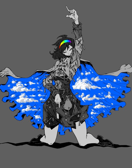 #今年も残りわずかなので今年一番伸びた絵を貼る見た絵描きさんも強制でやる

圧倒的に天弓千亦さんです☺️
なんであそこまで伸びたのか分からないのですがたくさんのいいねとリツイートをしていただいて本当にありがとうございました❗ 