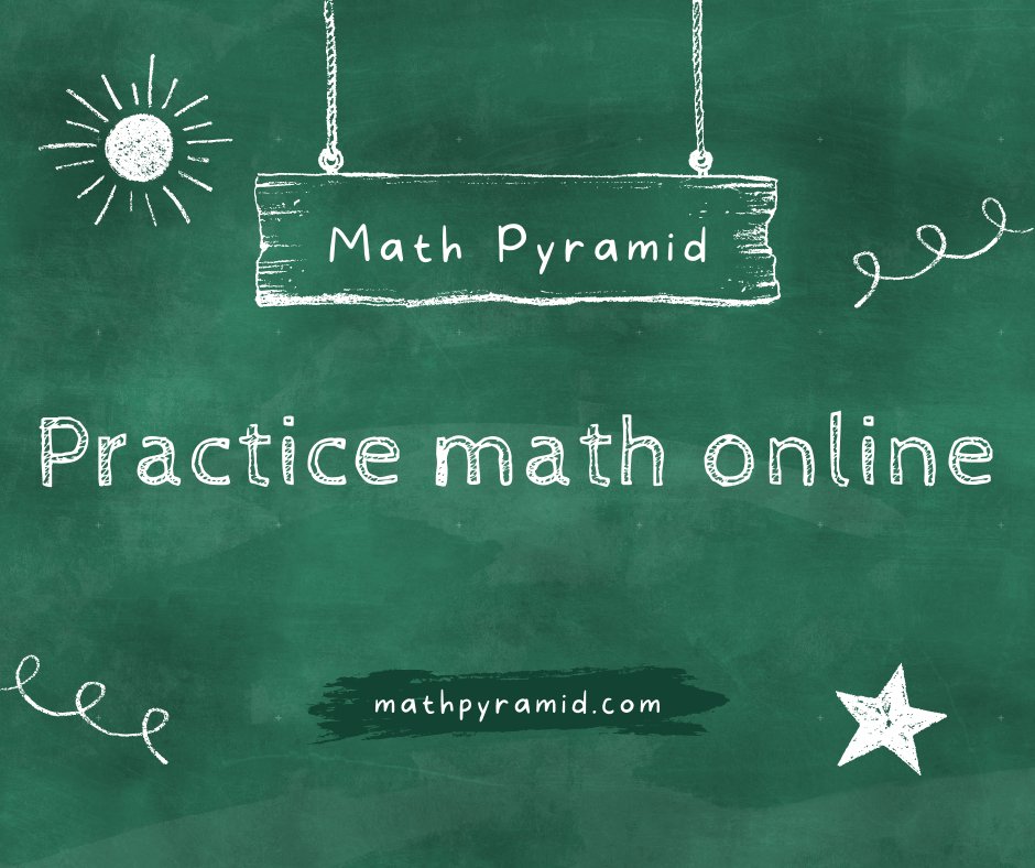 Math_Pyramid's tweet image. Practice math online with Math Pyramid!
mathpyramid.com 
#onlinemathpractice #mathspracticeonline #mathfactspracticeonline #mathonlinepractice