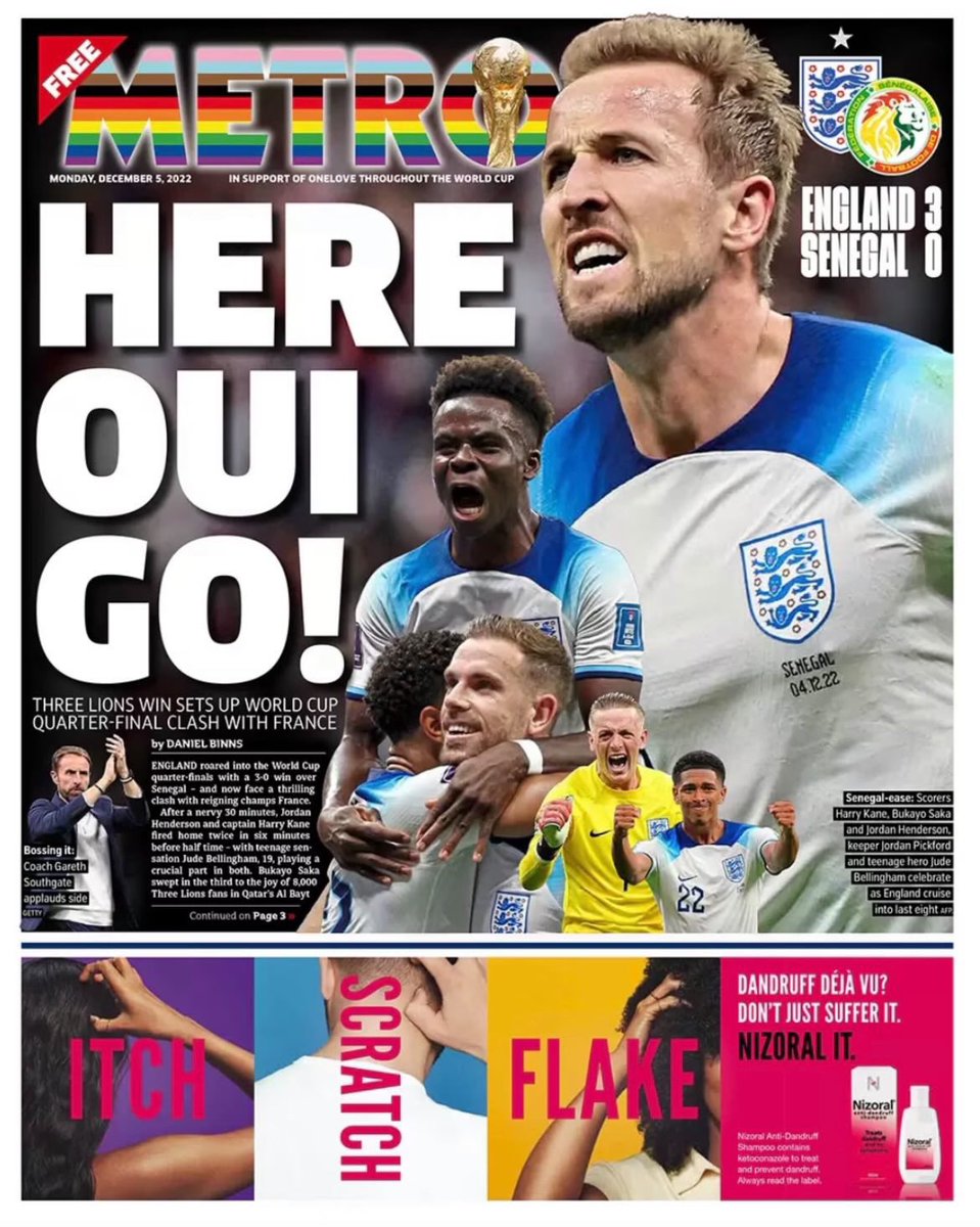 New work for <a href="/NizoralU/">Nizoral UK</a>, front cover of the <a href="/MetroUK/">Metro</a>