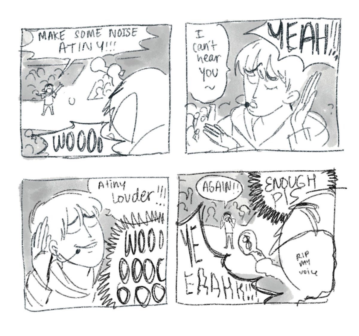 Silly concert comics before I forget about them 💀🫶😭 