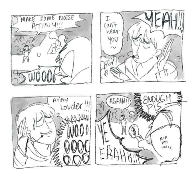 Silly concert comics before I forget about them 💀🫶😭 