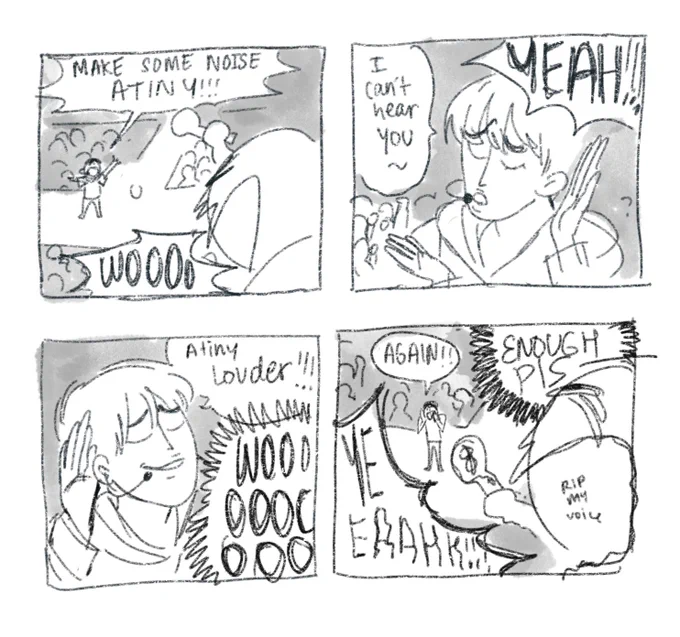 Silly concert comics before I forget about them 💀🫶😭 