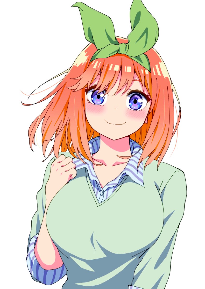 猫タシさんがTwitterに投稿した中野四葉(五等分の花嫁)のイラスト。