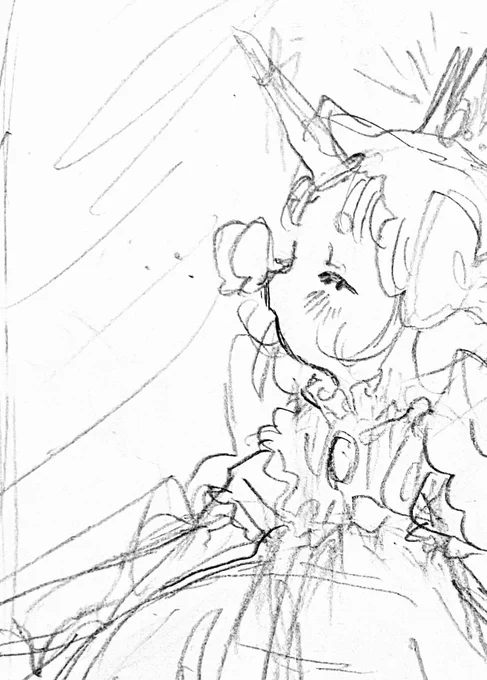 いい感じのラフ 