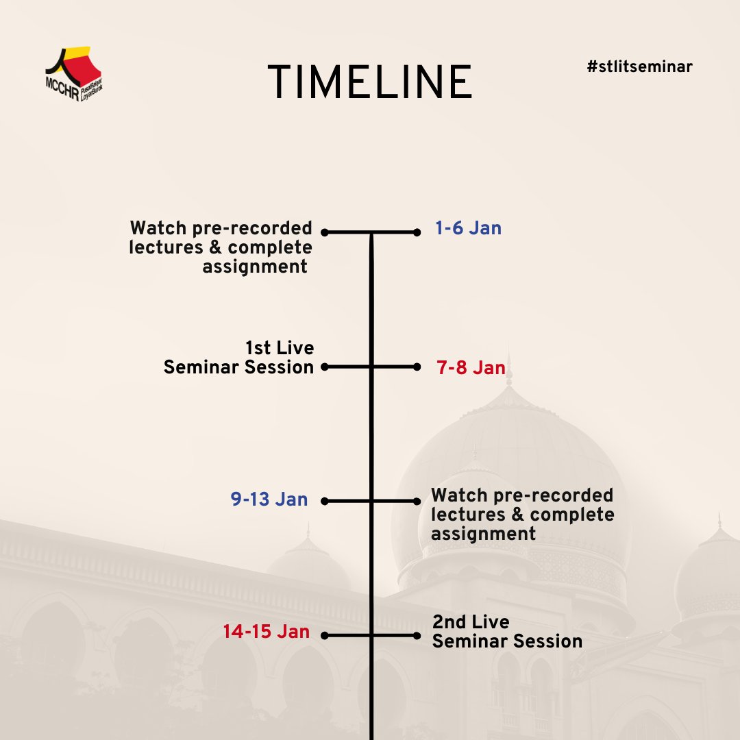 PusatRakyatLB's tweet photo. CALL FOR APPLICATIONS!! 👀📣

MCCHR Seminar Series on Freedom of Thought, Conscience, and Religion (FoTCR) for lawyers.

Apply now at https://t.co/pat2rUe1RE

#stlitseminar #seminar2023 https://t.co/yiyHUqMYQh